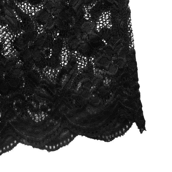 Lace Detail Button-Front Midi Shirt Dress | New Formal Tied Dress w/ Slits - Picture 12 of 14